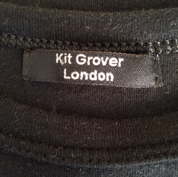 Men's "Kit Grover London" Black Tank Top - Picture 6 of 6
